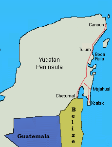 Yucatan Map